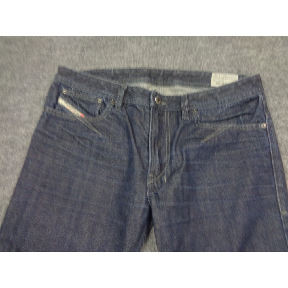 Diesel Jeans Men 32x32 (Actual 34x29) Blue Slim Skinny Denim Shioner Stretch Zip - Picture 6 of 15